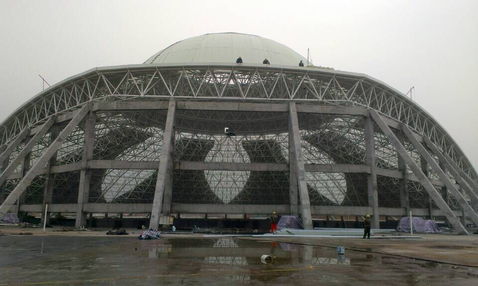 咸阳温泉馆网架工程